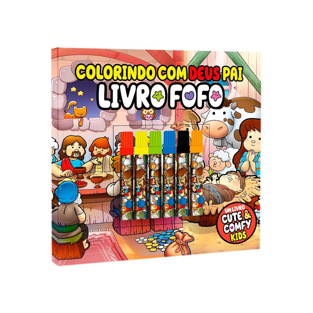 Colorindo com Deus Pai | Livro Fofo | Cute & Comfy Kids