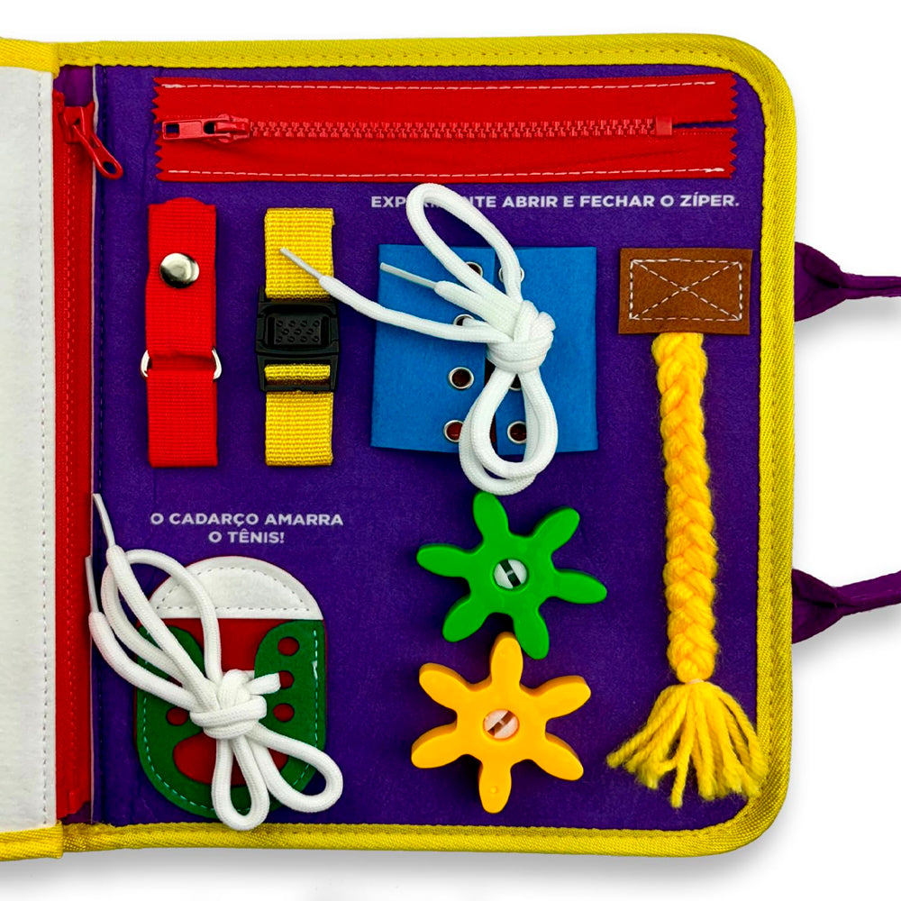 Meu Livrinho Sensorial | Maleta Educativa | Fundo do Mar