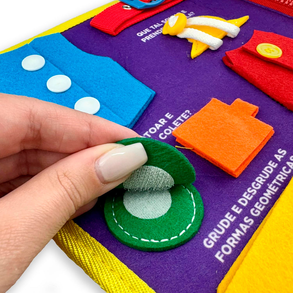 Meu Livrinho Sensorial | Maleta Educativa | Fundo do Mar
