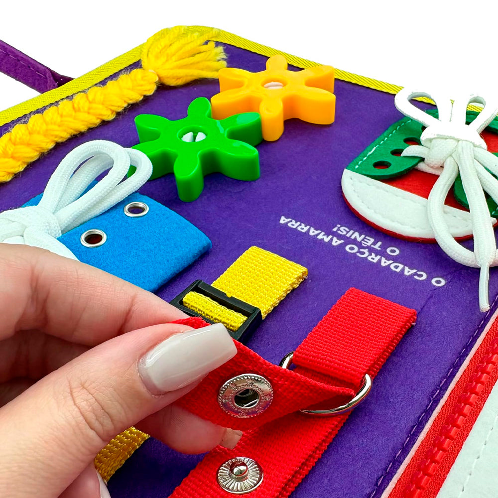 Meu Livrinho Sensorial | Maleta Educativa | Fundo do Mar