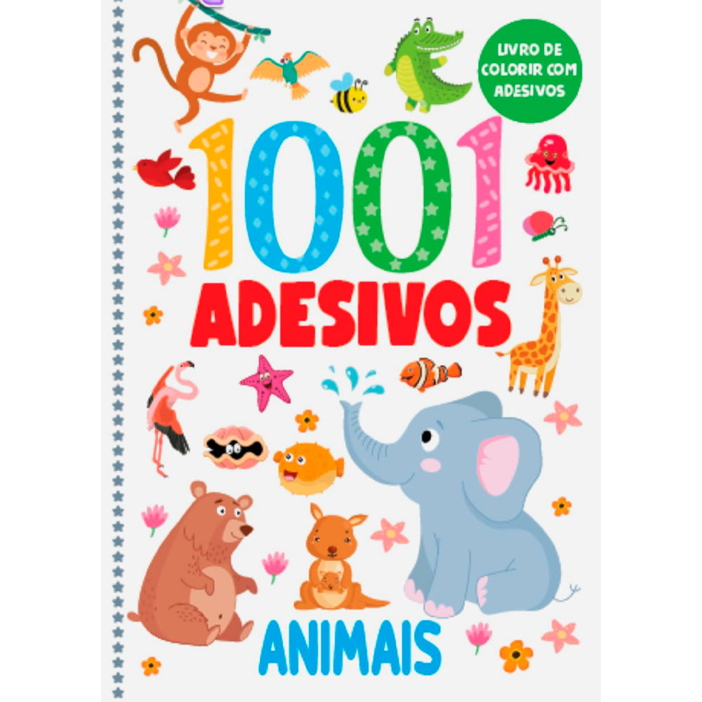 Livro de Colorir | 1001 Adesivos | Brincadeiras