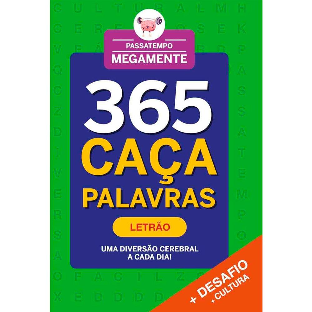 Passatempo Megamente |  365 Caça-Palavras | Letrão | Verde