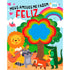 Meus Amigos Me Fazem Feliz | Livro em Feltro