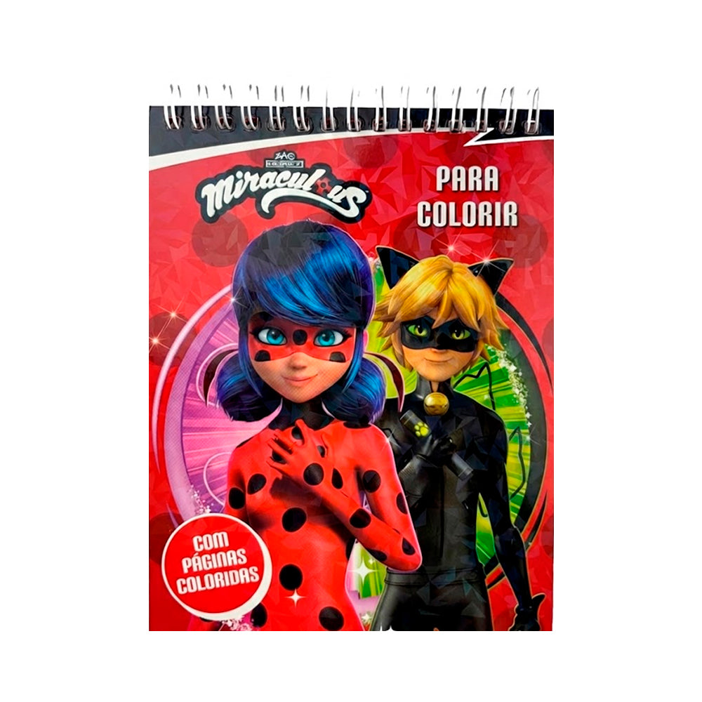 Para Colorir | Miraculous Ladybug | Coleção Cores Mágicas
