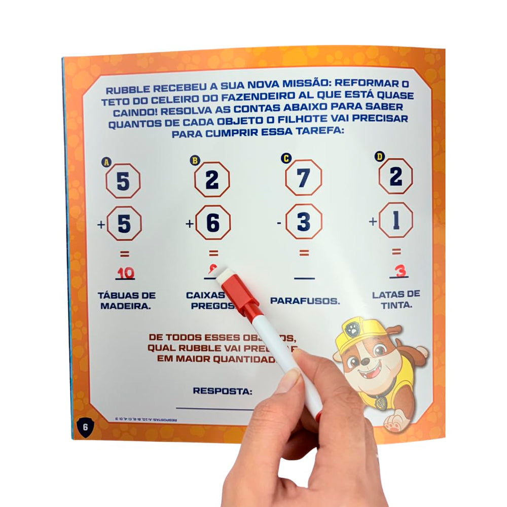 Super Escreva e Apague | Patrulha Canina