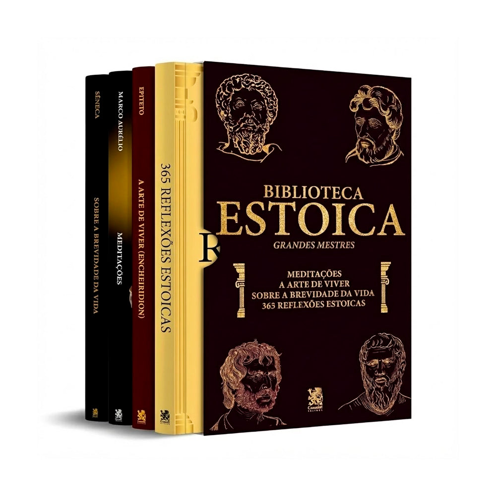 Biblioteca Estoica | Grandes Mestres | Volume I | Marco Aurélio, Epiteto, Sêneca