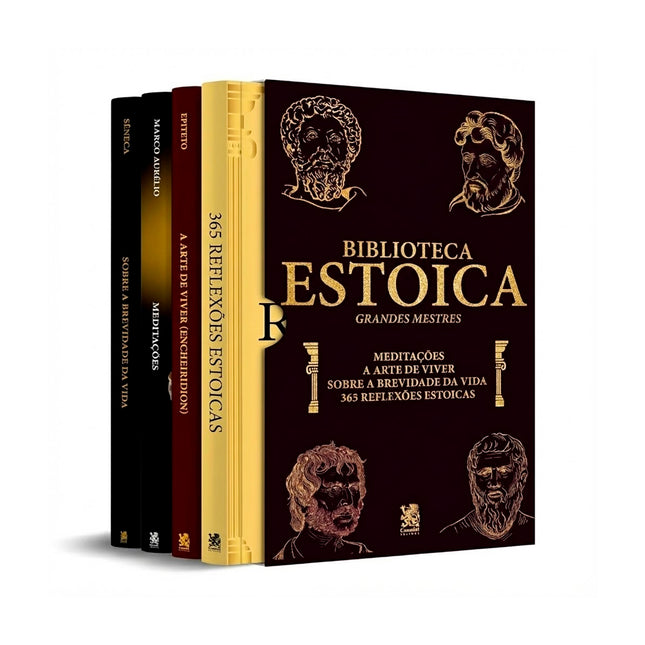 Biblioteca Estoica | Grandes Mestres | Volume I | Marco Aurélio, Epiteto, Sêneca