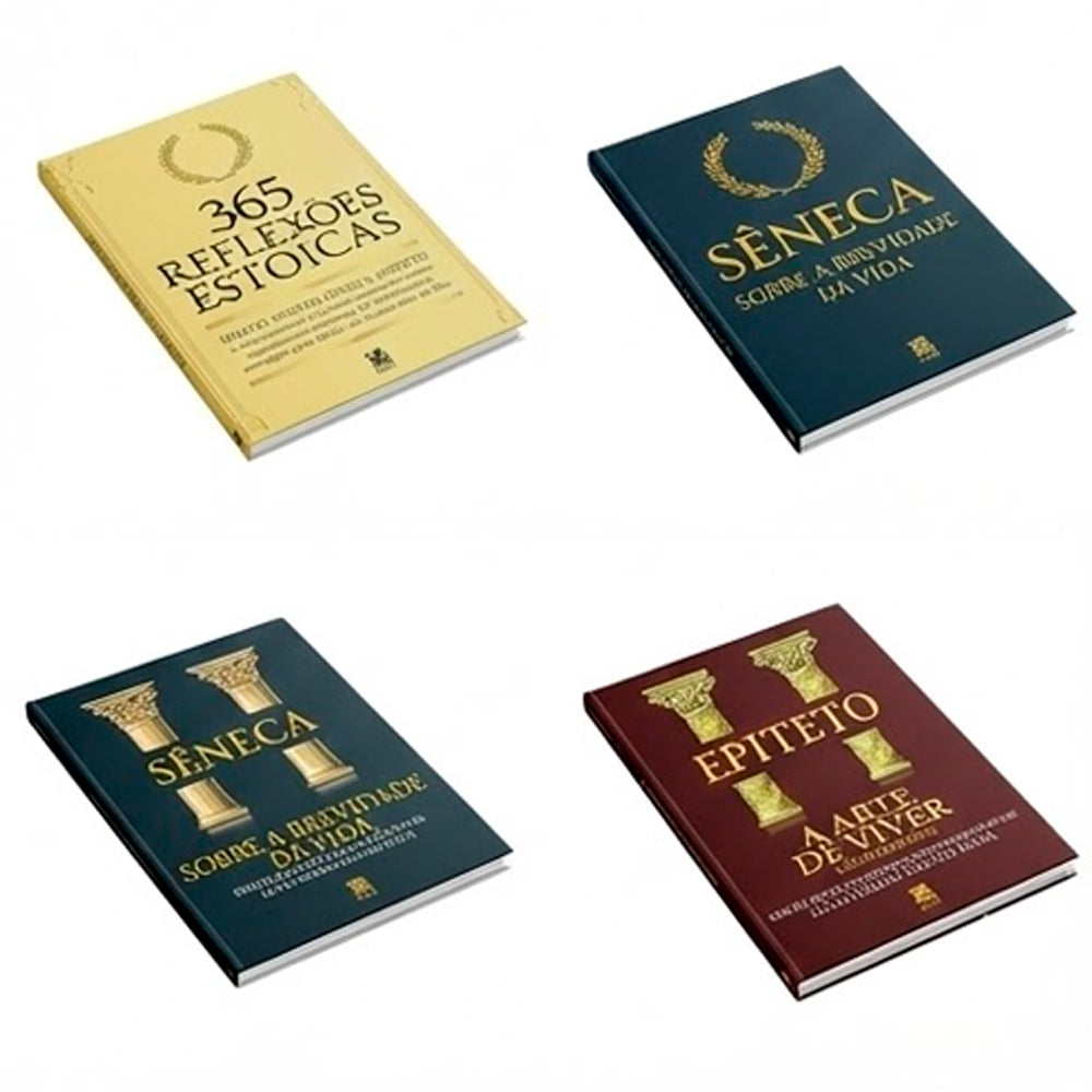 Biblioteca Estoica | Grandes Mestres | Volume I | Marco Aurélio, Epiteto, Sêneca