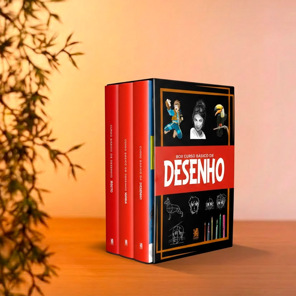Curso Básico de Desenho | Box com 3 Livros