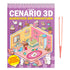 Livro Cenário 3D | Monte Cenários com Adesivos em Miniatura 4