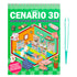 Livro Cenário 3D | Monte Cenários com Adesivos em Miniatura 2