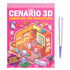 Livro Cenário 3D | Monte Cenários com Adesivos em Miniatura 1