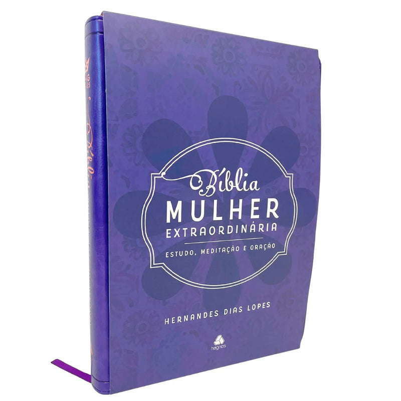 Bíblia Mulher Extraordinária | King James Clássica | Hernandes Dias Lopes | Lilás