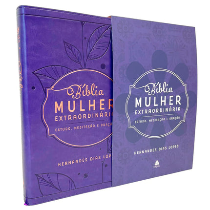 Bíblia Mulher Extraordinária | King James Clássica | Hernandes Dias Lopes | Lilás