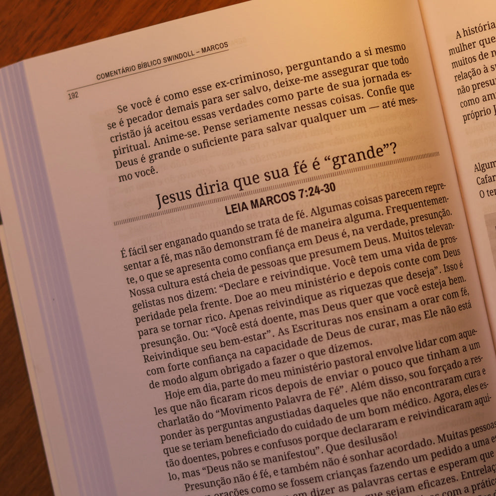 Comentário Bíblico Swindoll | Marcos | Charles R. Swindoll