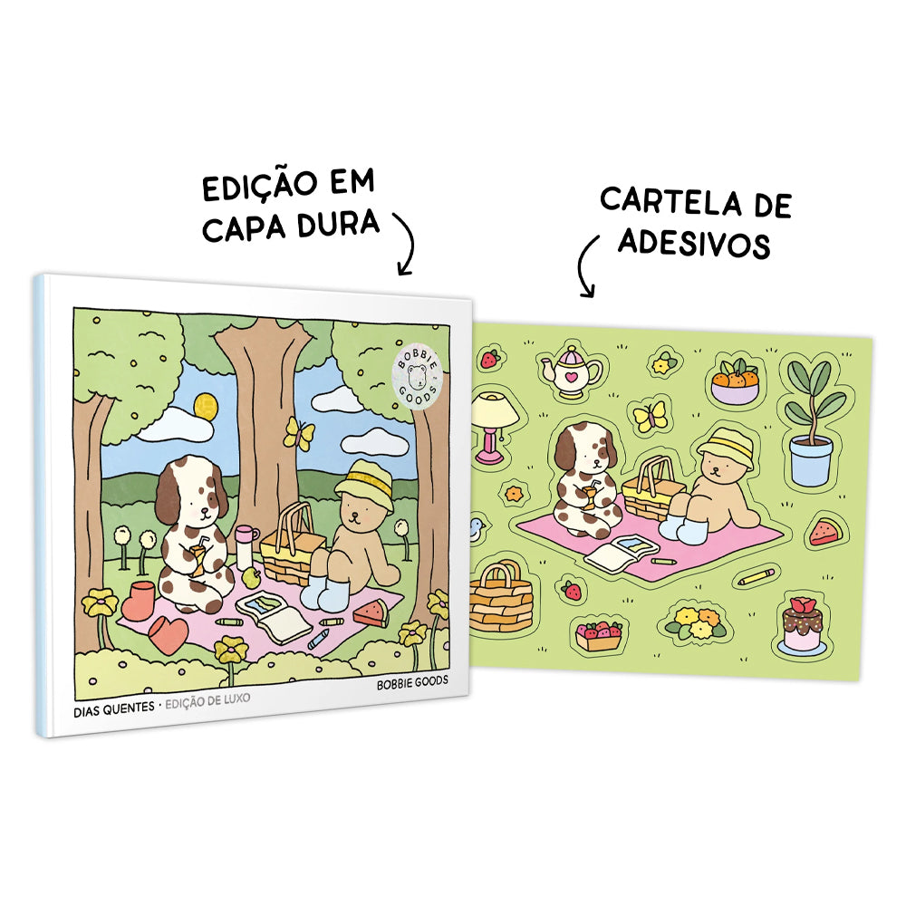 Bobbie Goods | Livro de Colorir | Dias Quentes | Capa Dura