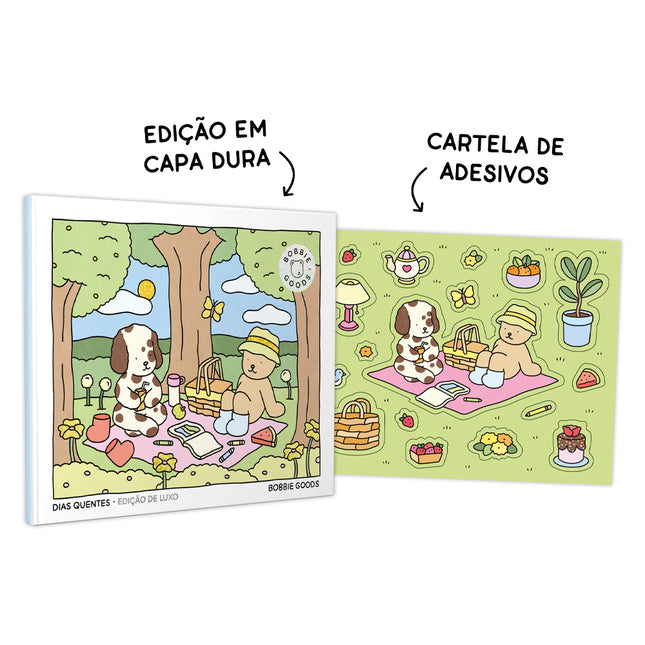 Bobbie Goods | Livro de Colorir | Dias Quentes | Capa Dura