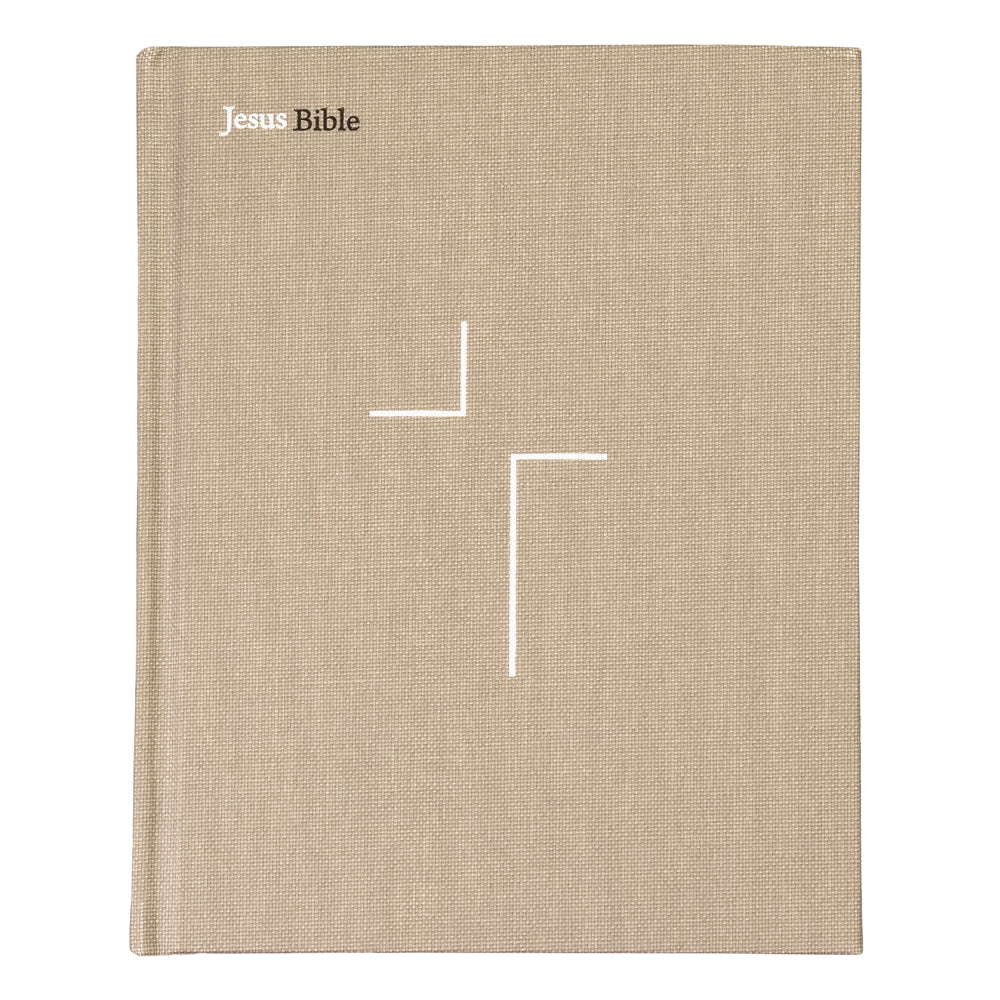 Jesus Bible | NVI | Espaço Para Anotações | Leitura Perfeita | Tecido Sobre Capa Dura Cinza