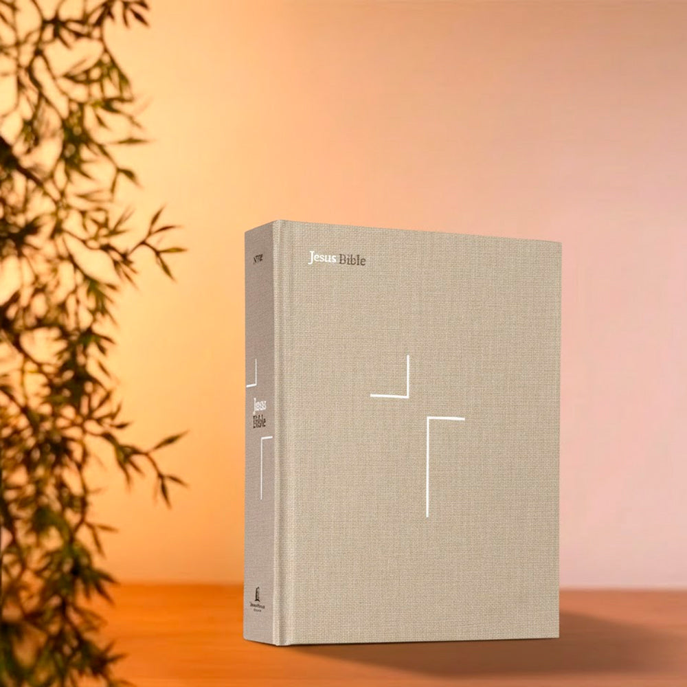 Jesus Bible | NVI | Espaço Para Anotações | Leitura Perfeita | Tecido Sobre Capa Dura Cinza