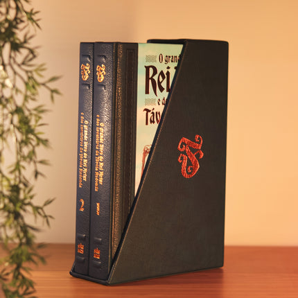 Box o Grande Livro do Rei Artur e Dos Cavaleiros da Távola Redonda | Feéria Antiga | John Matthews