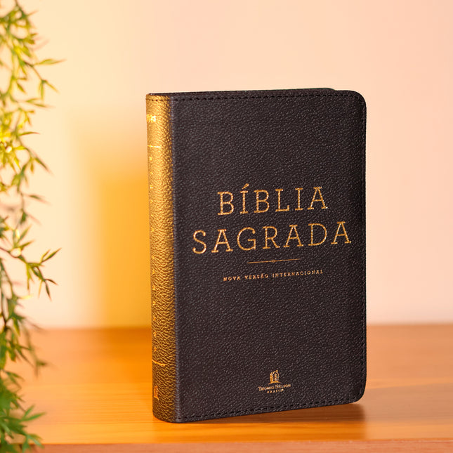 Bíblia Pocket | NVI | Leitura Perfeita | Capa Luxo Preta