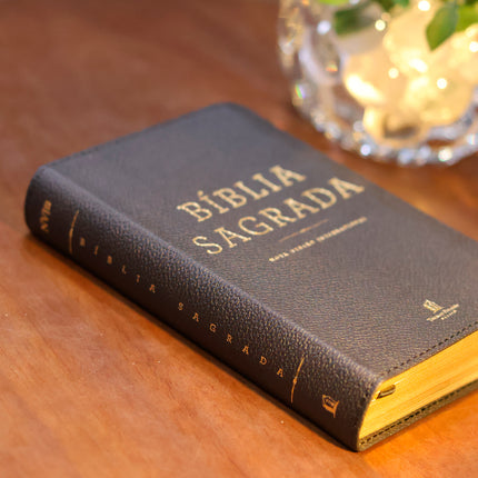 Bíblia Pocket | NVI | Leitura Perfeita | Capa Luxo Preta