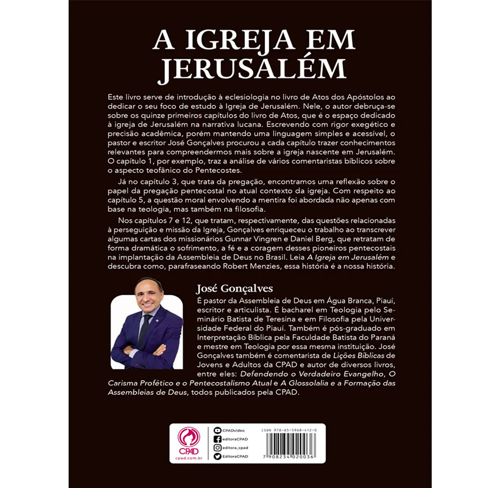 A Igreja em Jerusalém | José Gonçalves