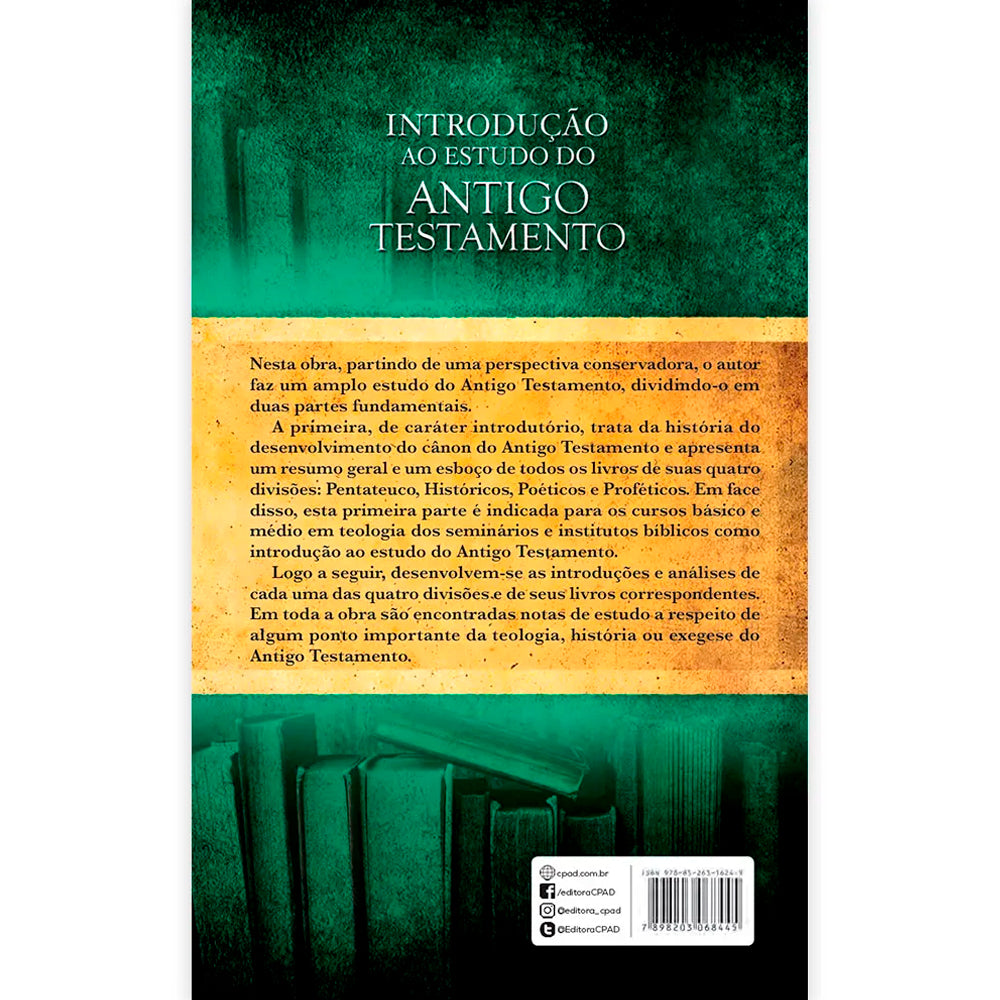 Introdução ao Estudo do Antigo Testamento | Esdras Costa Bentho e Reginaldo Leandro Plácido