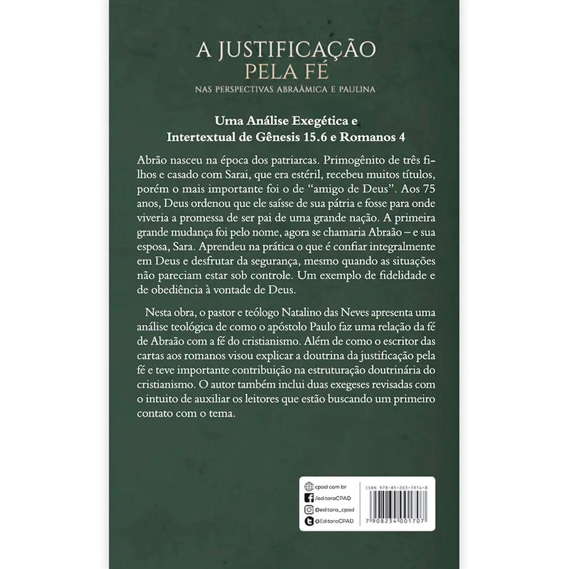 A Justificação Pela Fé | Natalino das Neves