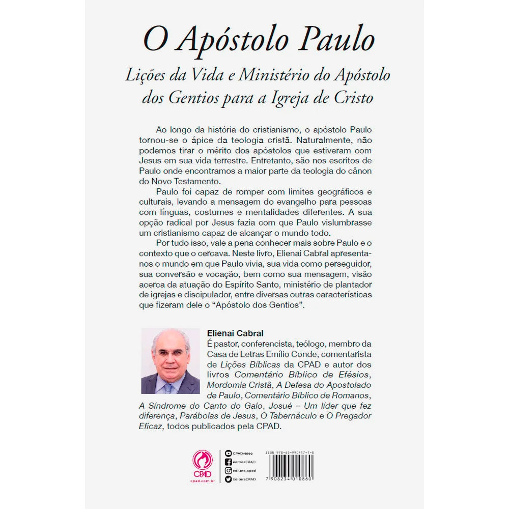 O Apóstolo Paulo | Elienai Cabral