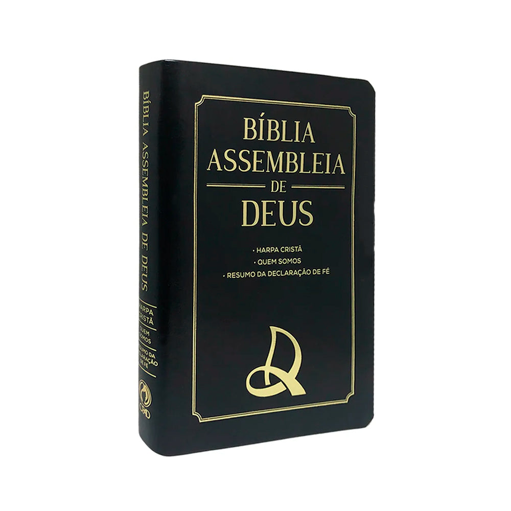 Bíblia Assembleia de Deus | ARC | Preta | Capa Logo AD