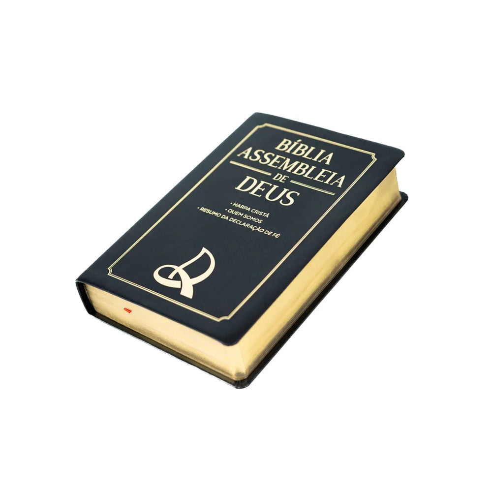 Bíblia Assembleia de Deus | ARC | Preta | Capa Logo AD