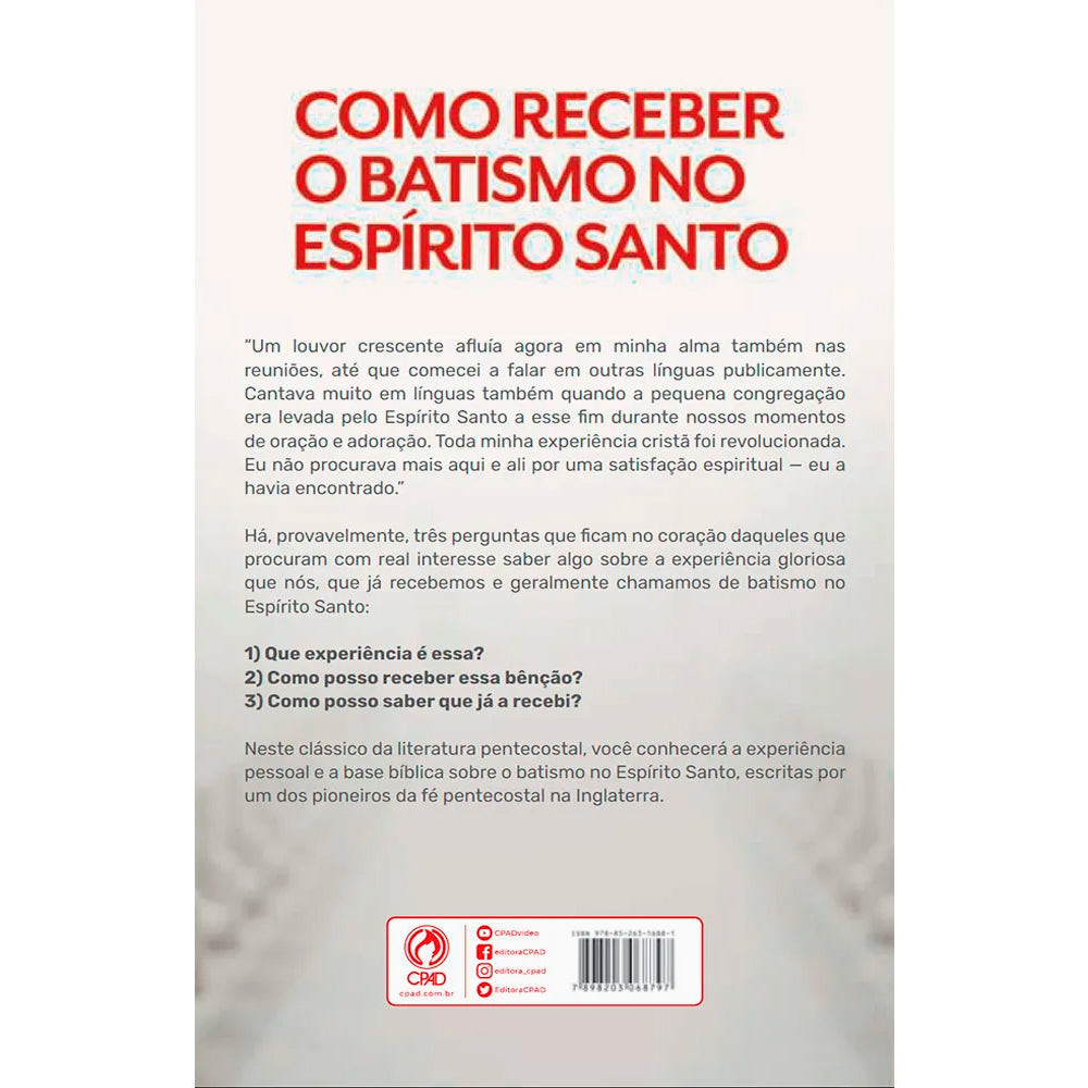 Como Receber o Batismo no Espírito Santo | Donald Gee