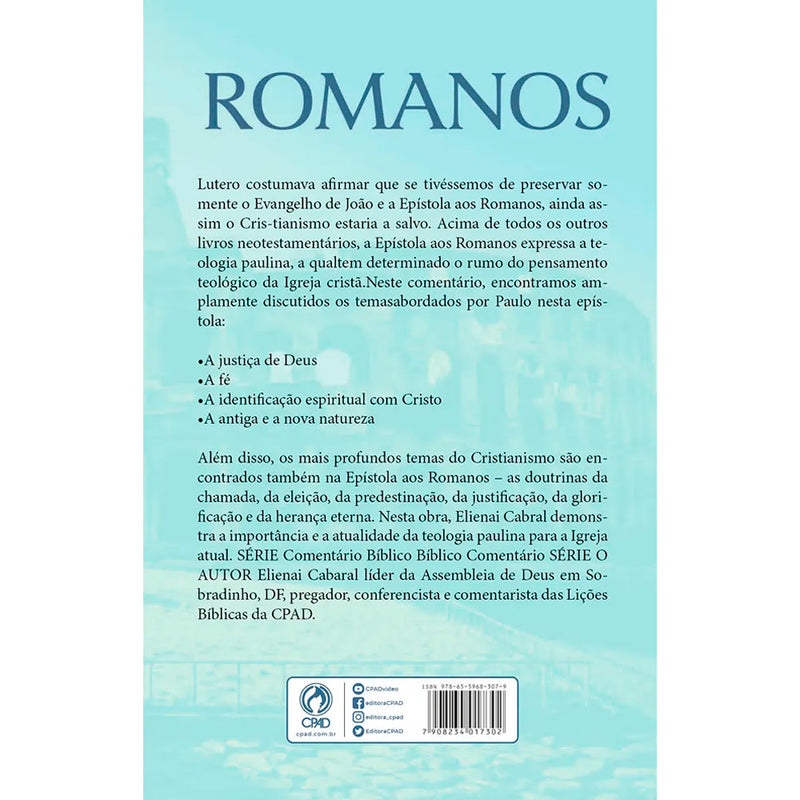 Romanos | O Evangelho da Justiça de Deus | Elienai Cabral