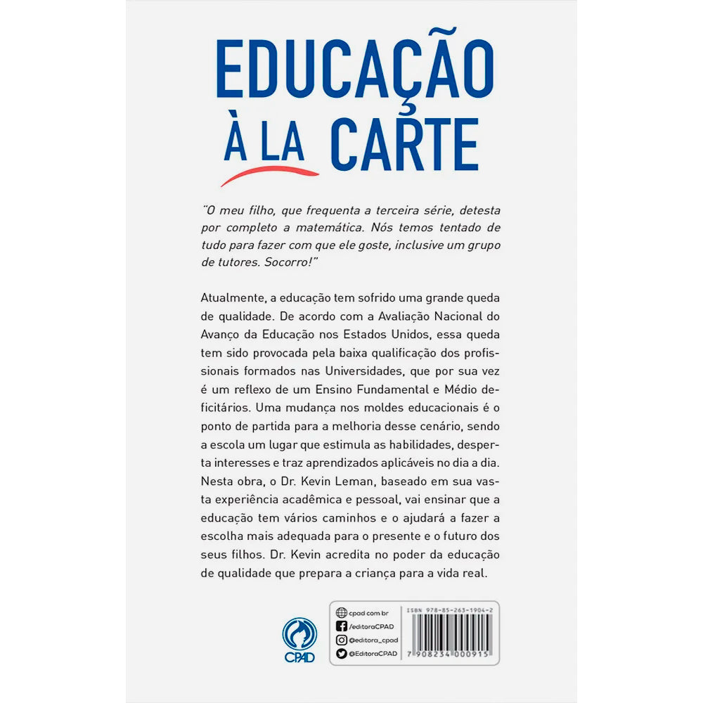 Educação à La Carte | Dr. Kevin Leman