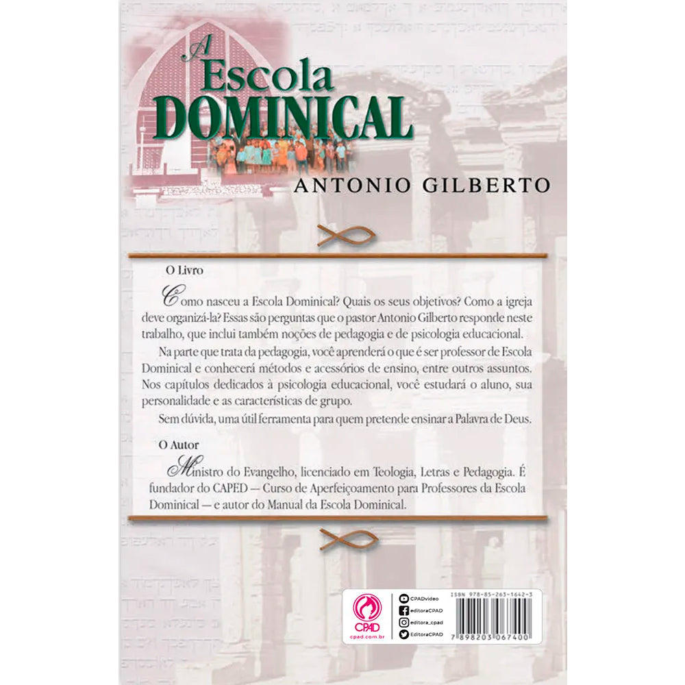 A Escola Dominical | Antonio Gilberto da Silva