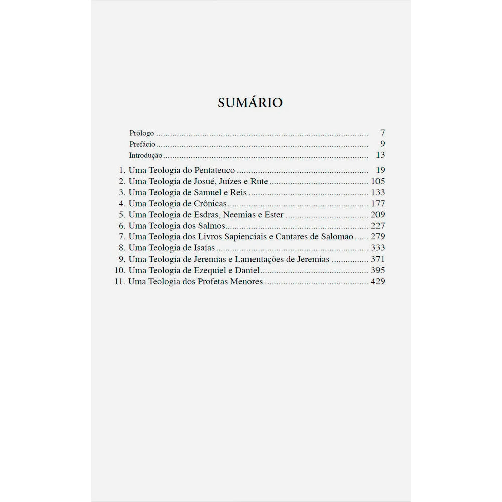 Teologia do Antigo Testamento | Roy B. Zuck | Capa Brochura