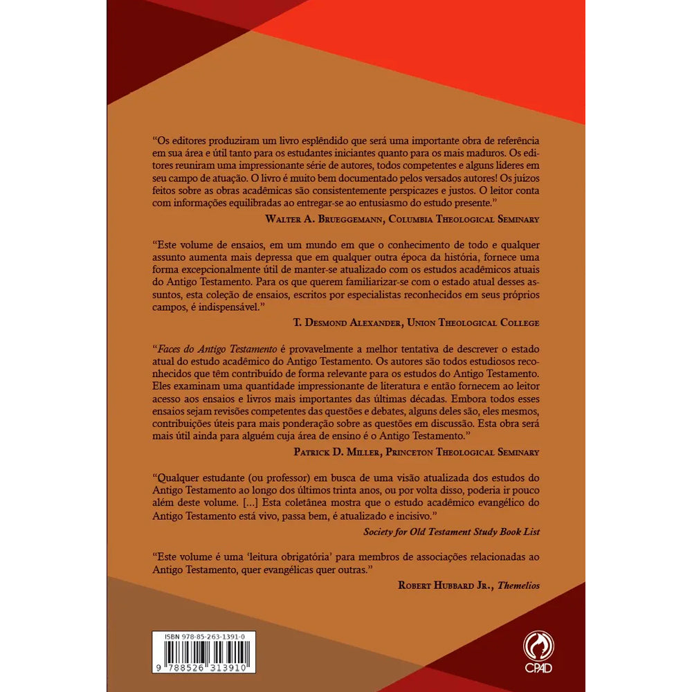 Faces do Antigo Testamento | David W. Baker e Bill T. Arnold