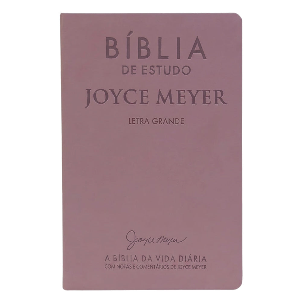 Bíblia de Estudo Joyce Meyer | NVI | Letra Média | Capa Nude