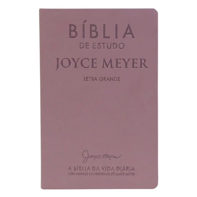 Bíblia de Estudo Joyce Meyer | NVI | Letra Média | Capa Nude