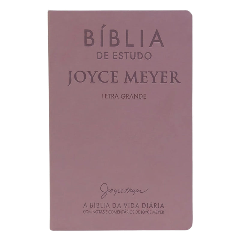 Bíblia de Estudo Joyce Meyer | NVI | Letra Média | Capa Nude