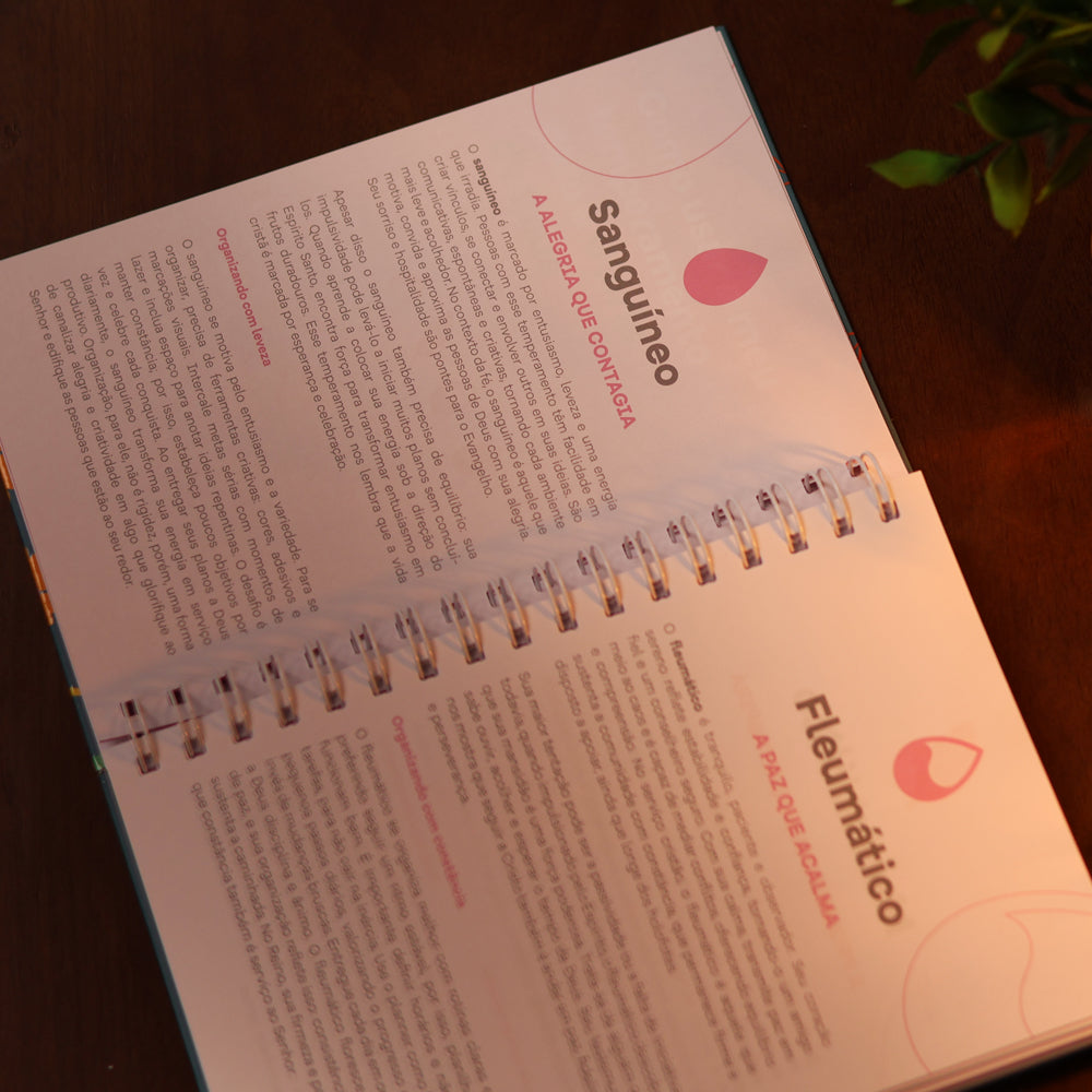 Planner Devocional Temperamentos | Flores