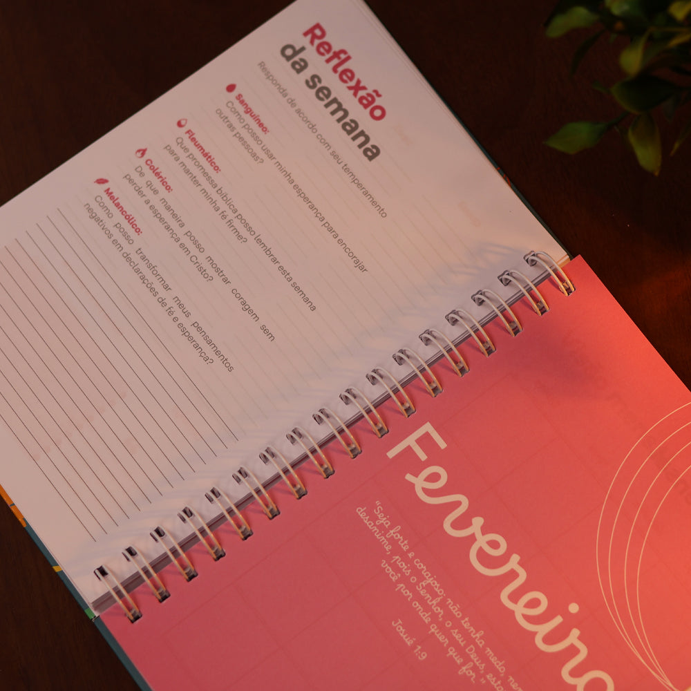 Planner Devocional Temperamentos | Flores