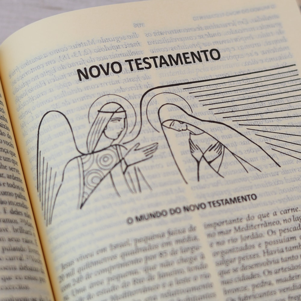 Bíblia Pastoral | Letra Normal | Capa Dura Jardim | Edição Católica