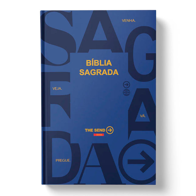 Bíblia Sagrada | NAA | The Send Brasil | Capa Dura Azul