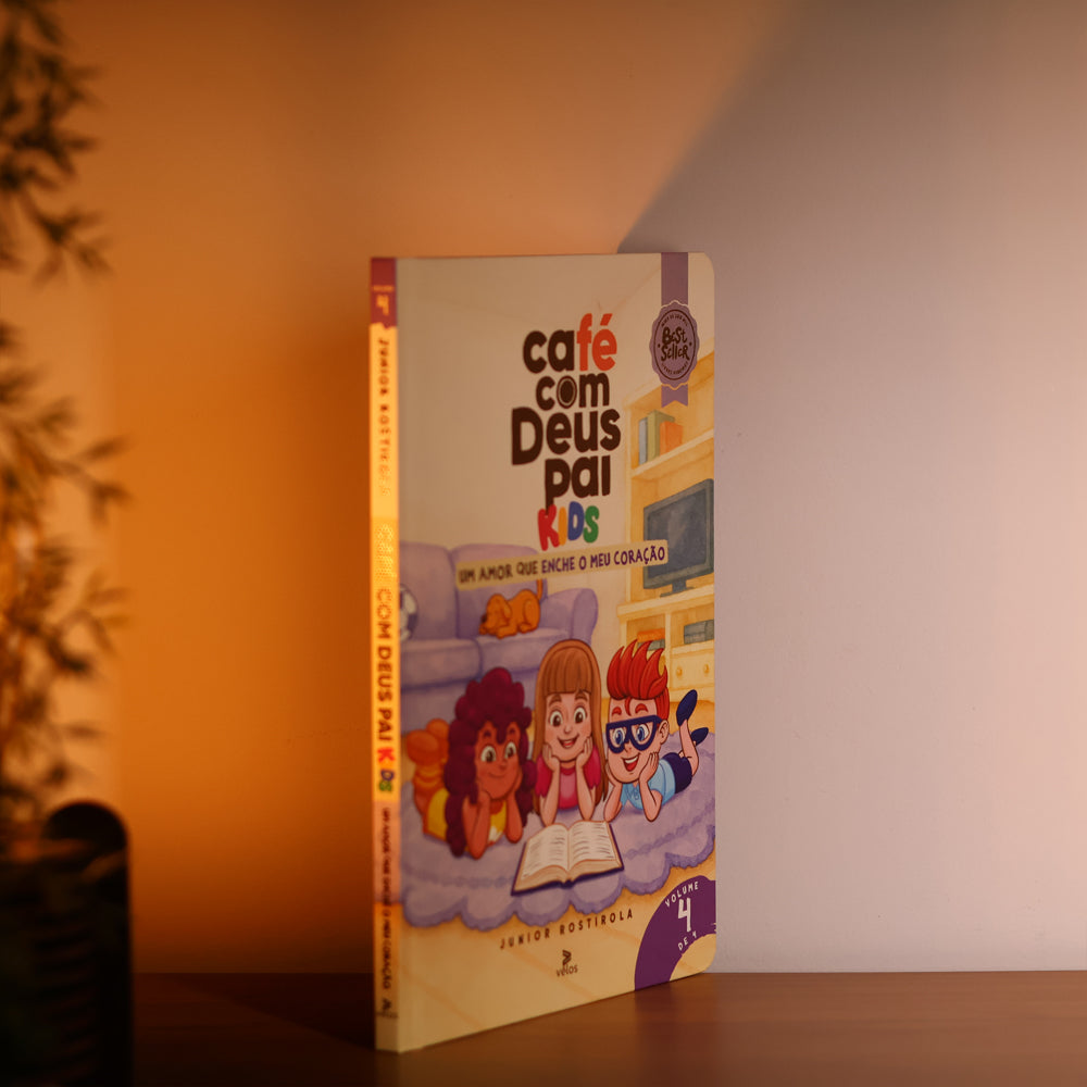Café com Deus Pai Kids | Um Amor Que Enche Meu Coração  | Junior Rostirola | Vol. 4