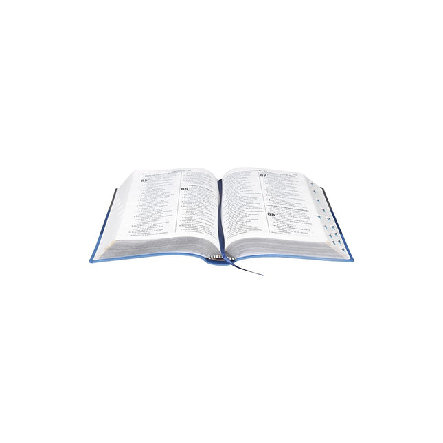 Bíblia Sagrada | Letra Gigante | ARA | Capa Triotone Azul Luxo c/ Índice
