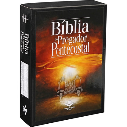 Bíblia do Pregador Pentecostal | Letra Normal | ARC | Capa Preta Nobre | c/ Índice