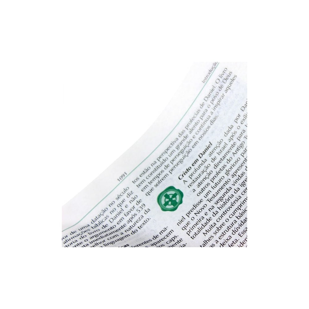 Bíblia de Estudo de Genebra | Letra Normal | ARA | Capa Preta Nobre