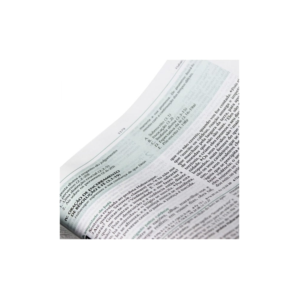 Bíblia de Estudo de Genebra | Letra Normal | ARA | Capa Preta Nobre